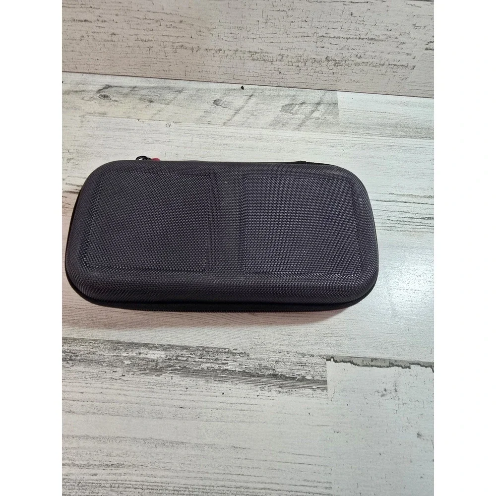 Nintendo Switch Deluxe Travel‎ Case Charcoal Gray Hardshell Carrying Pouch Logo